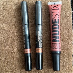 Nudestix eye shadows and lip